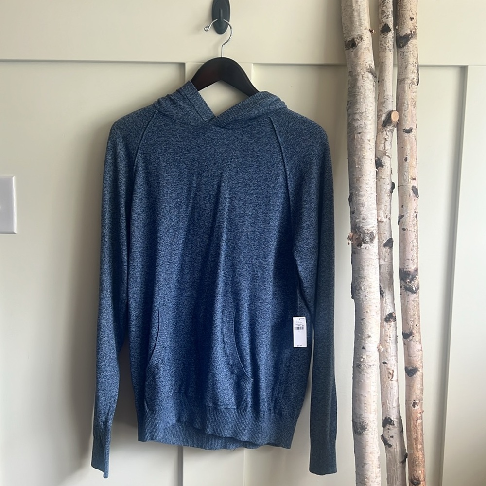 Old Navy Blue Pullover Hoodie Sweater with Soft Fabric and  Hood